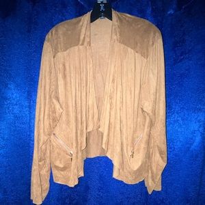 Plus size soft jacket